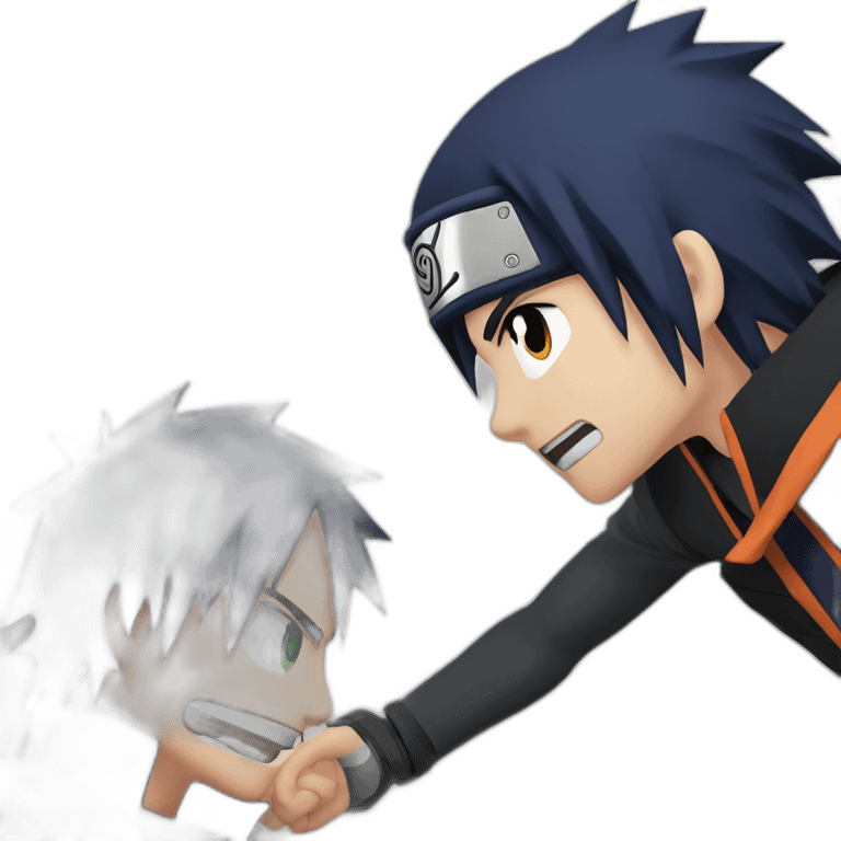 Sasuke vs Naruto emoji