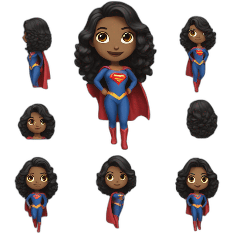 A superwomen emoji