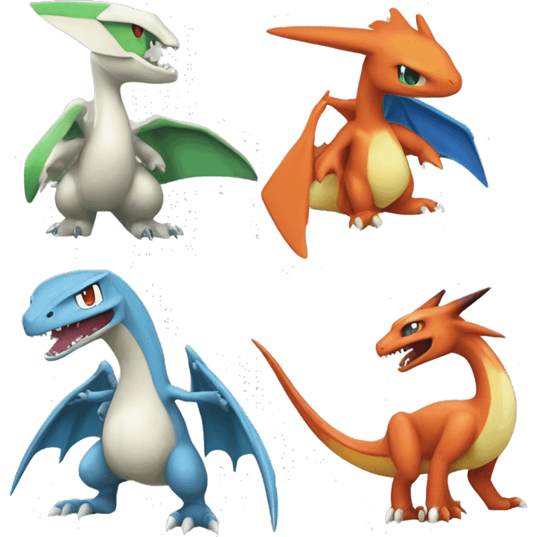  Latios-Silvally-Flygon-Charizard-Fakémon  emoji