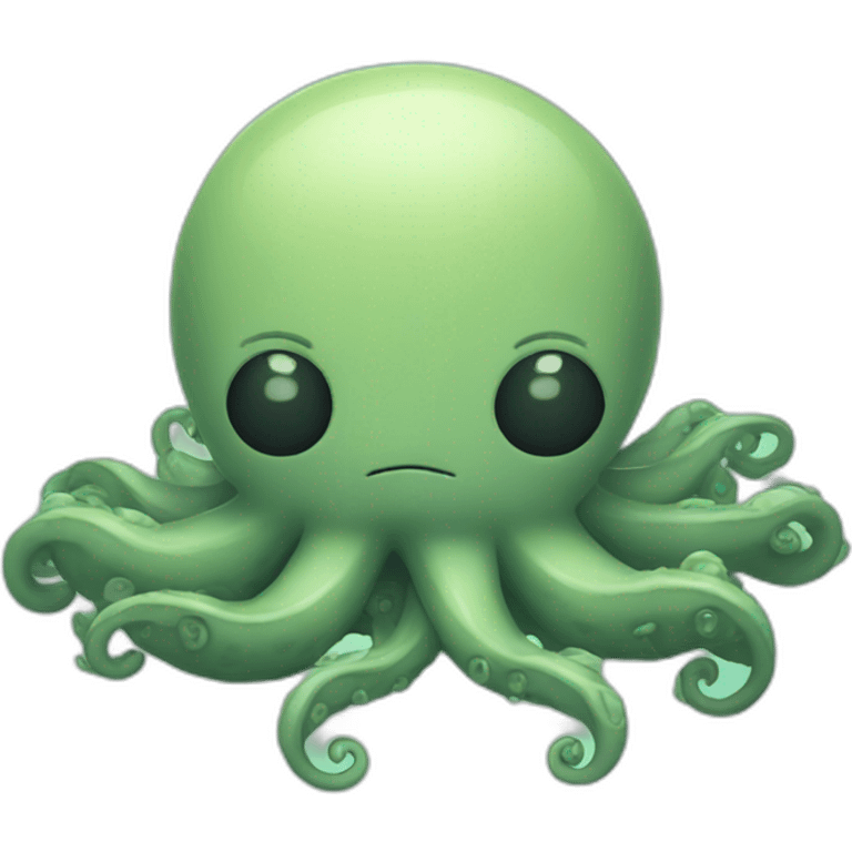 cute kraken sleeping emoji