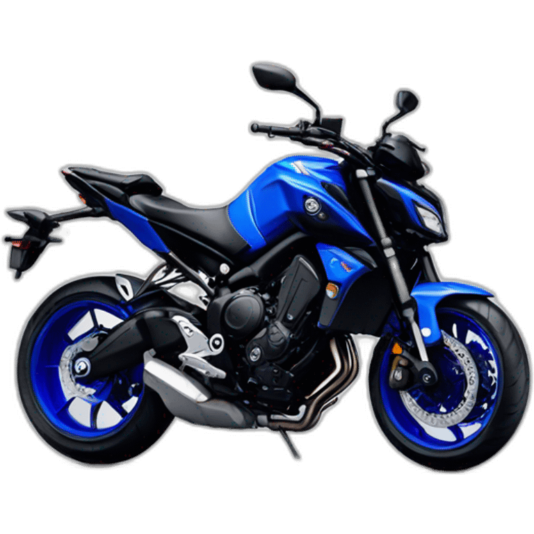 Yamaha mt09 bleu emoji