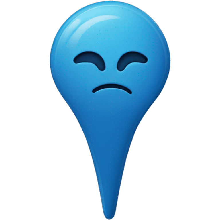 Blue pin location  emoji