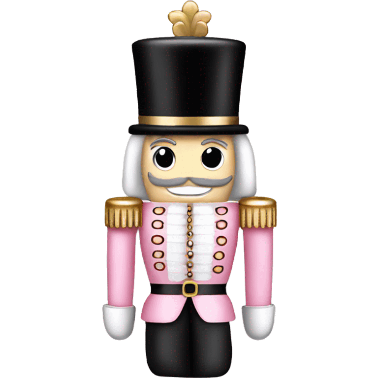 Light pink nutcracker emoji