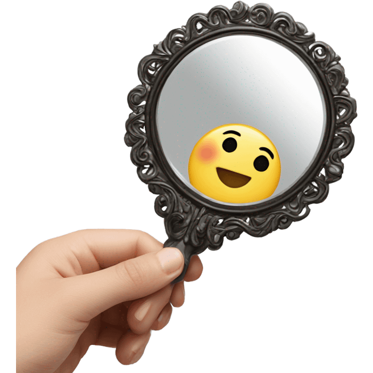 cute little mirror emoji