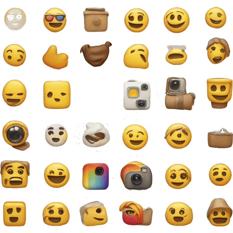 instagram 3d ui emoji