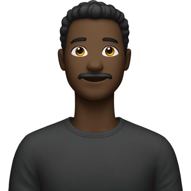 Homme de couleur noir emoji