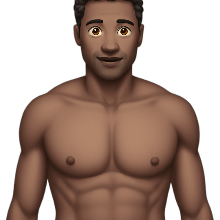 Man chest emoji