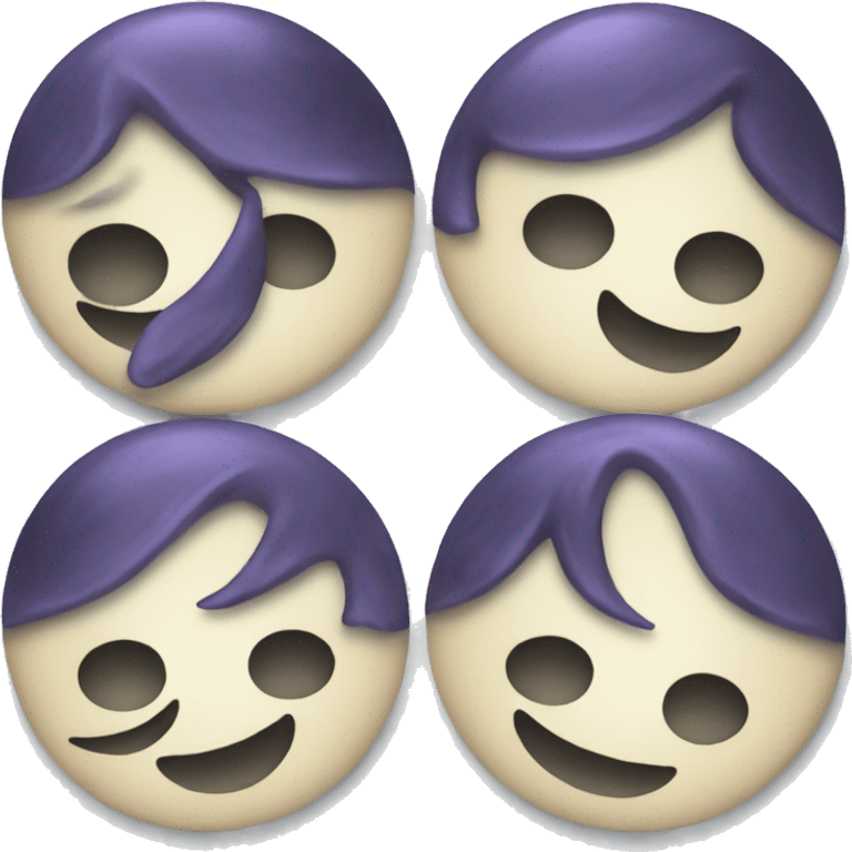 Triple moon emoji