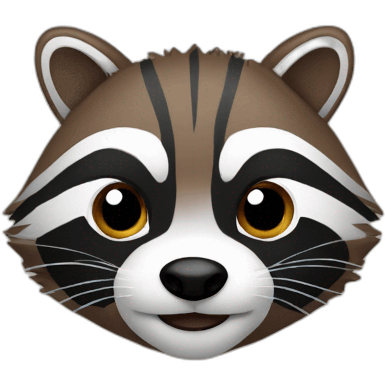 Brown Raccoon emoji