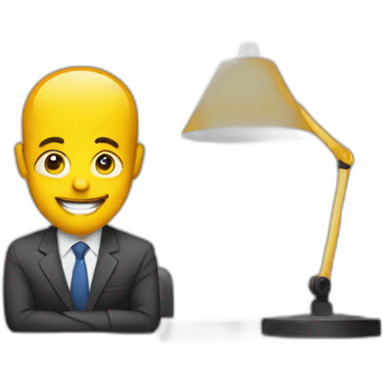 Work on table office  emoji