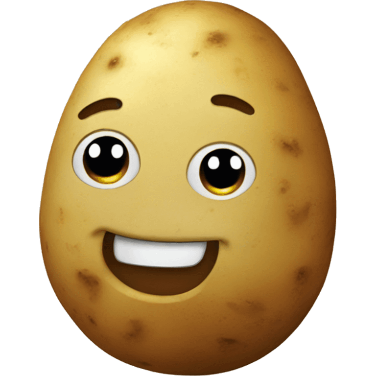 A loving potato emoji