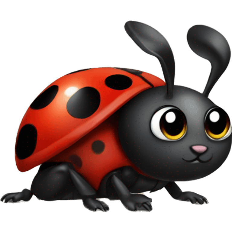 Ladybug bunny emoji