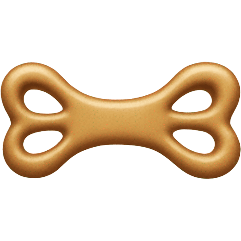 Dog bone with bow emoji