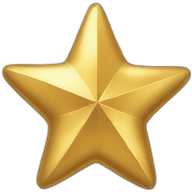 Gold star emoji