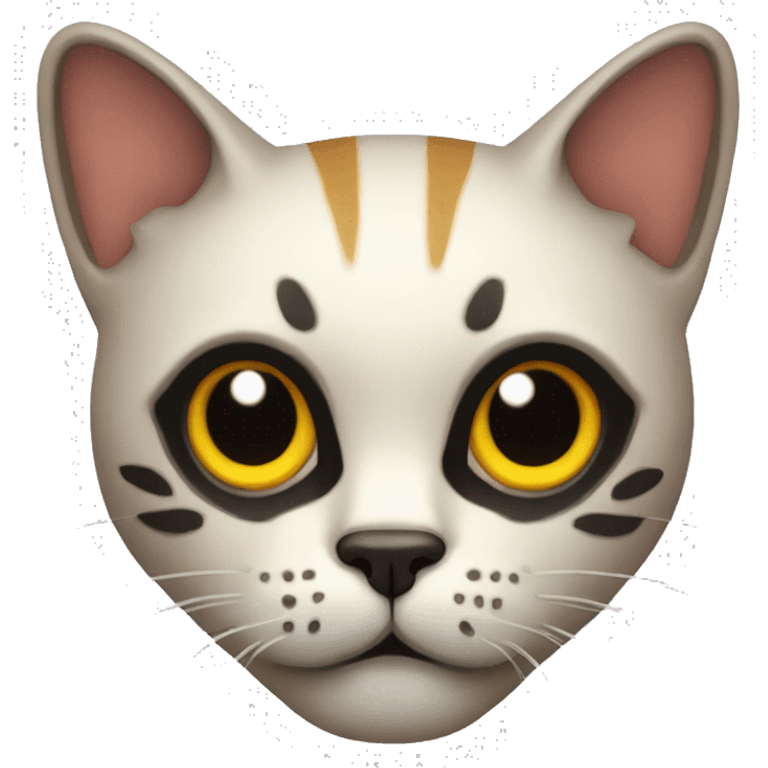 Gato calavera emoji