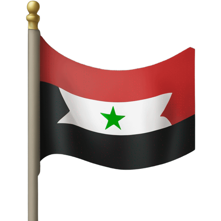 Independent Syria flag emoji