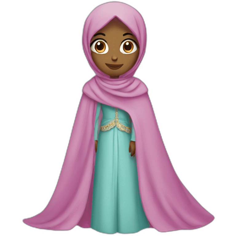 a princess with a hijab emoji