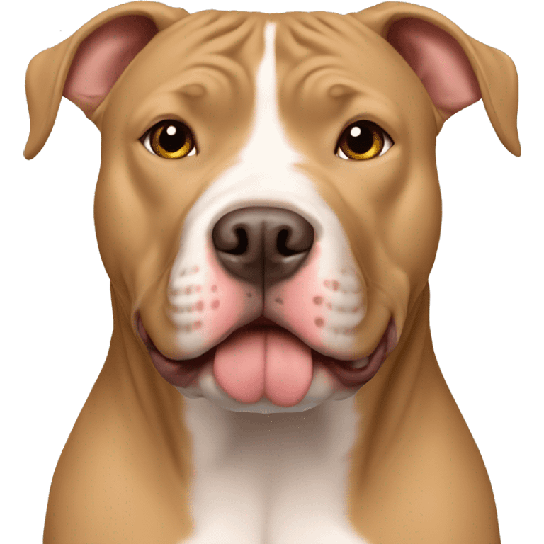 a tan colored pitbull emoji