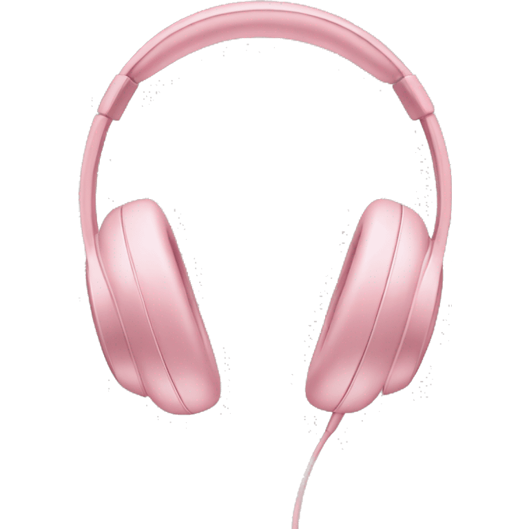 Light pink apple headphones  emoji