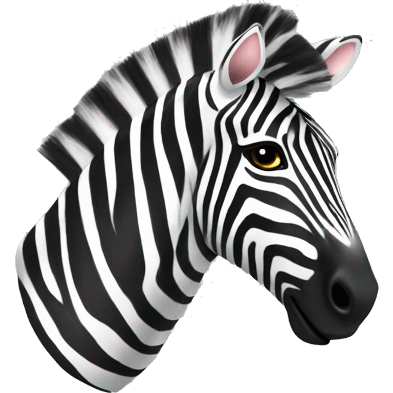 Zebra Herz  emoji