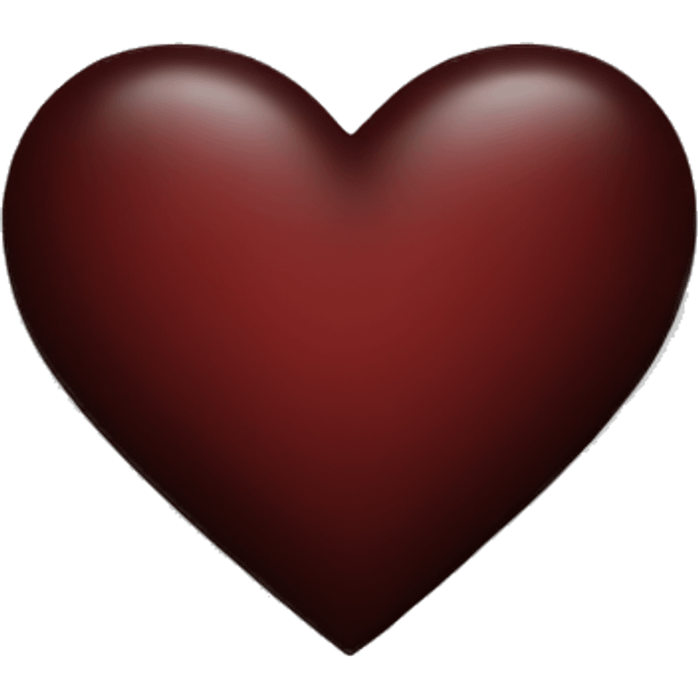 dark red heart  emoji