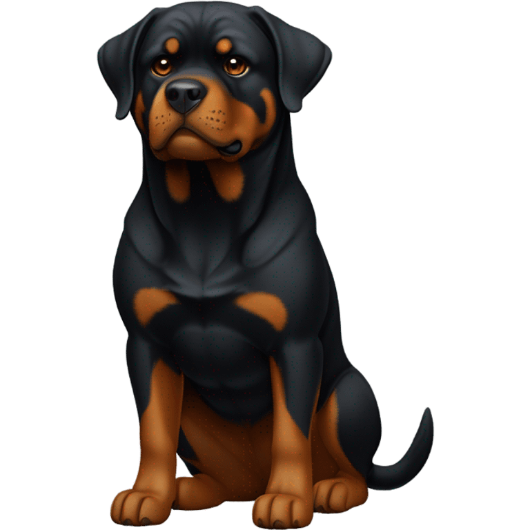 Rottweiler dog emoji