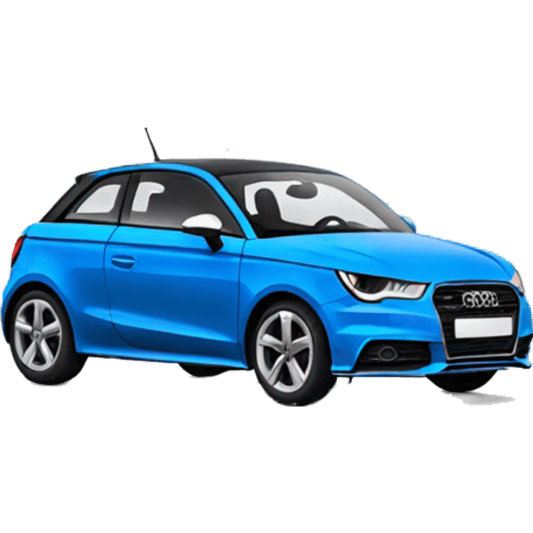 Audi a1 bleu  emoji