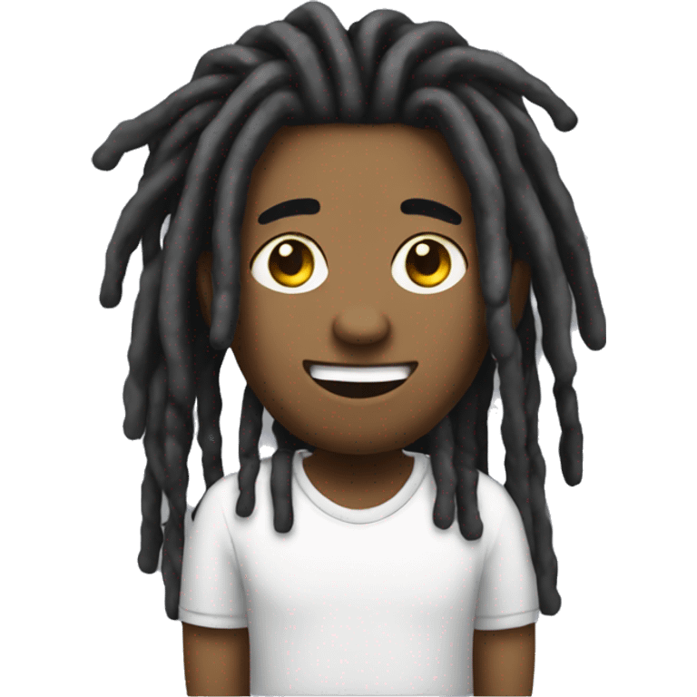 Guy with dreads emoji