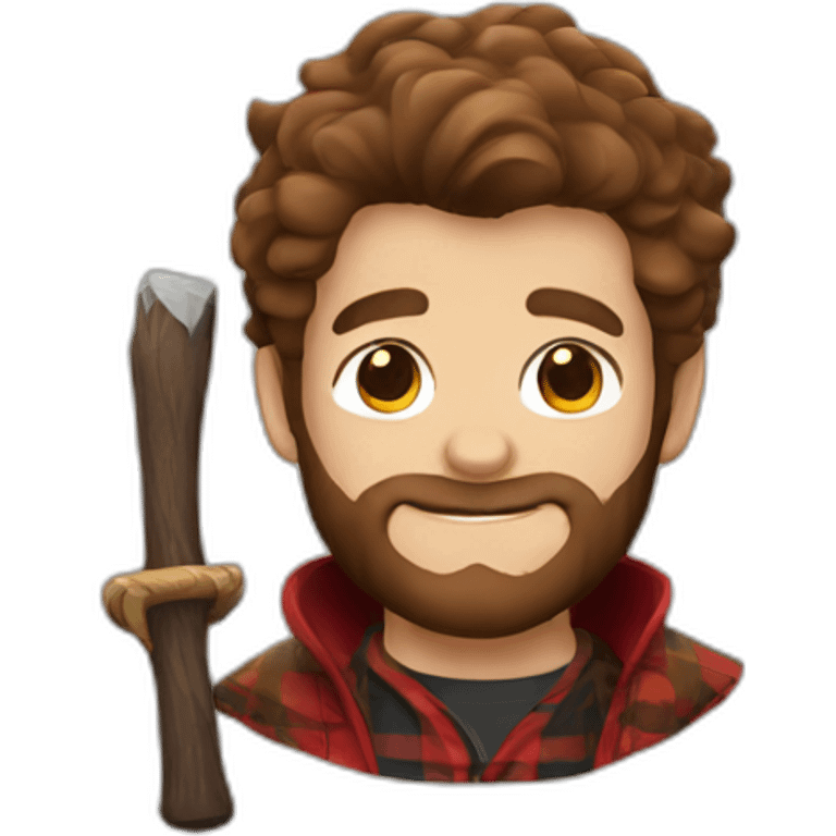 lumberjack in hogwarts robes emoji