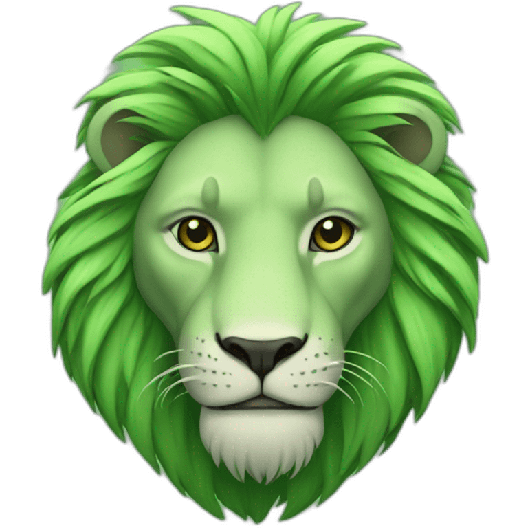 green lion emoji