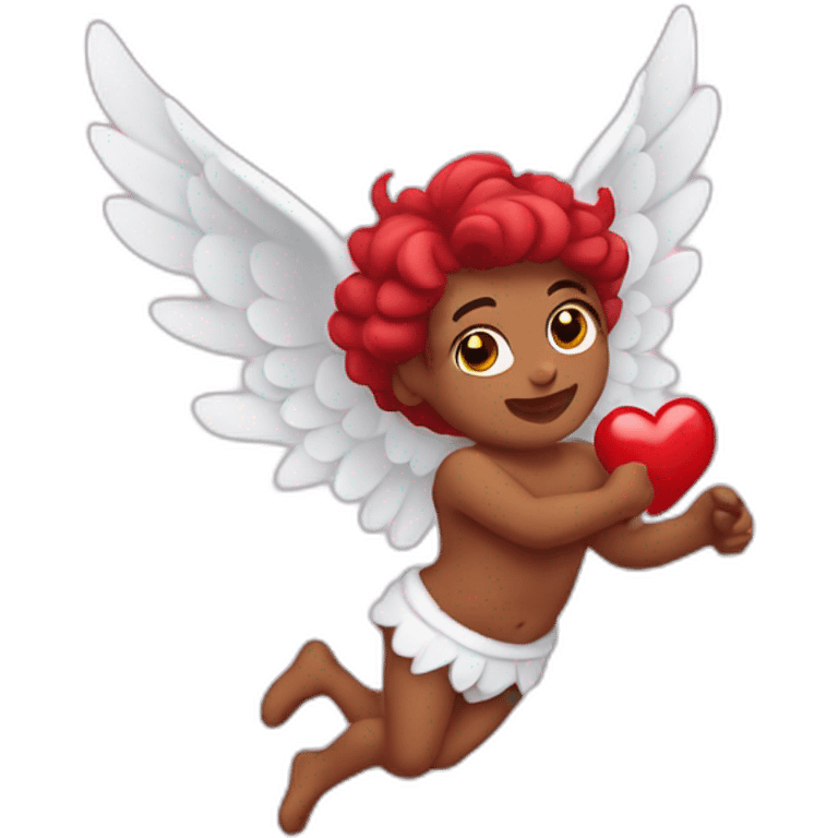 flying cupid emoji