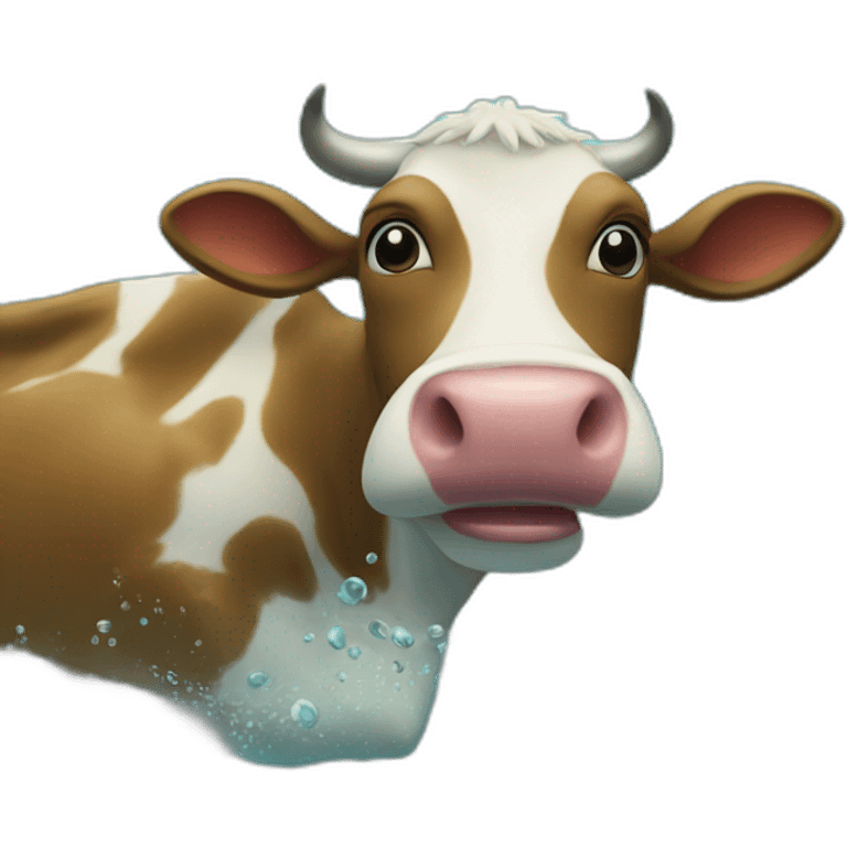 cow scouba diving emoji