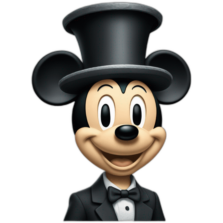 mickey mouse from steamboat willie emoji