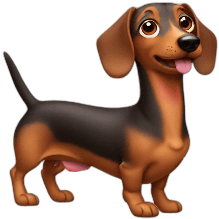 Sausage dog emoji