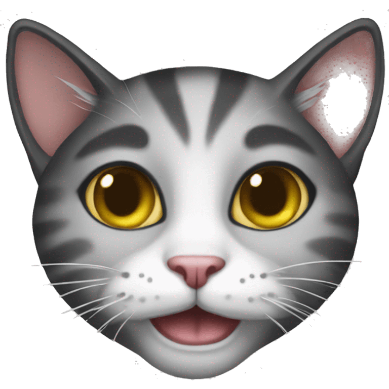 Weird cat emoji