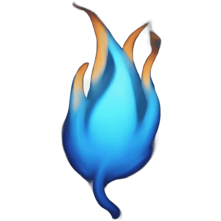 blue flame emoji