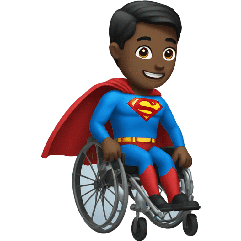 Superman in wheelchair emoji