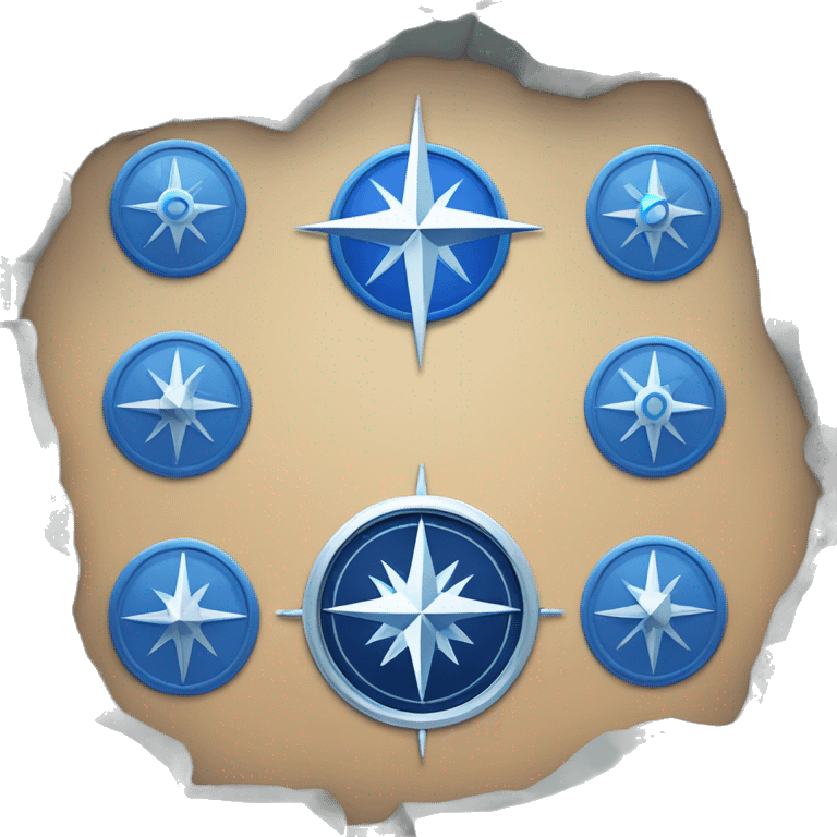 blue compass safari browser emoji