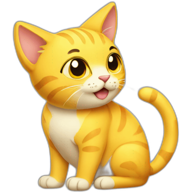 yellow cat emoji