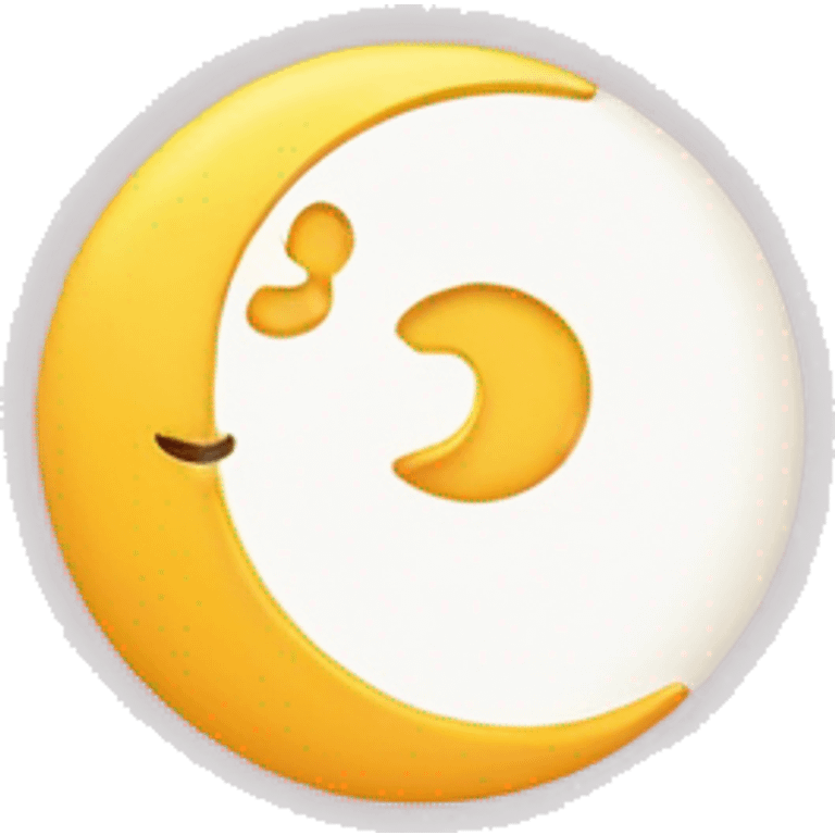 semicolon, but the point is sun and the comma is moon emoji