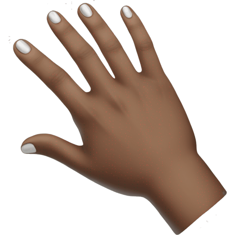 Close hand with silver ring in ring finger emoji