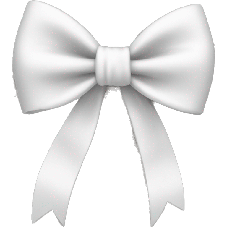 White bow emoji