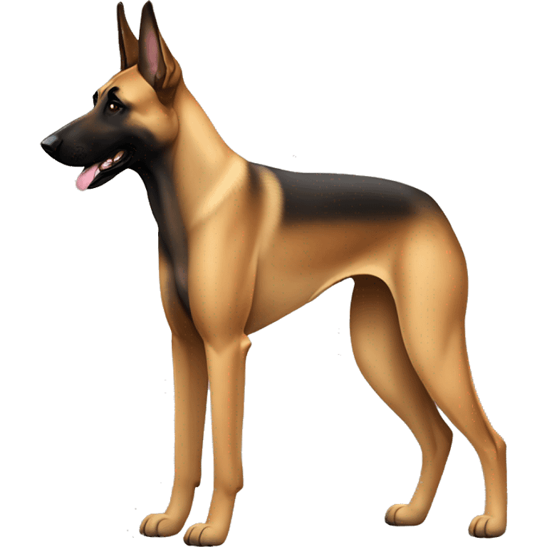 Belgian Malinois Dog Breed Full Body emoji