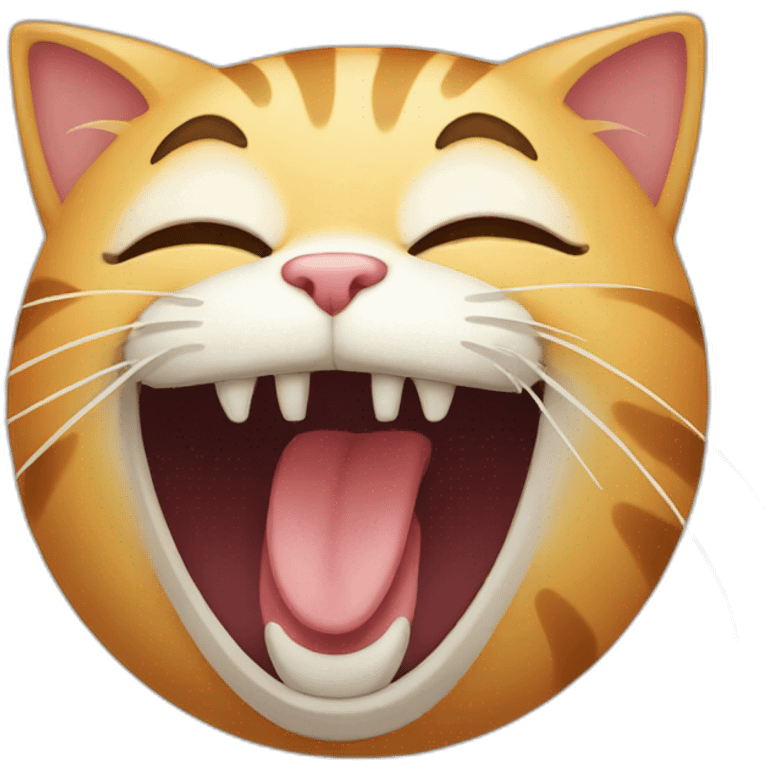 cat laughing emoji