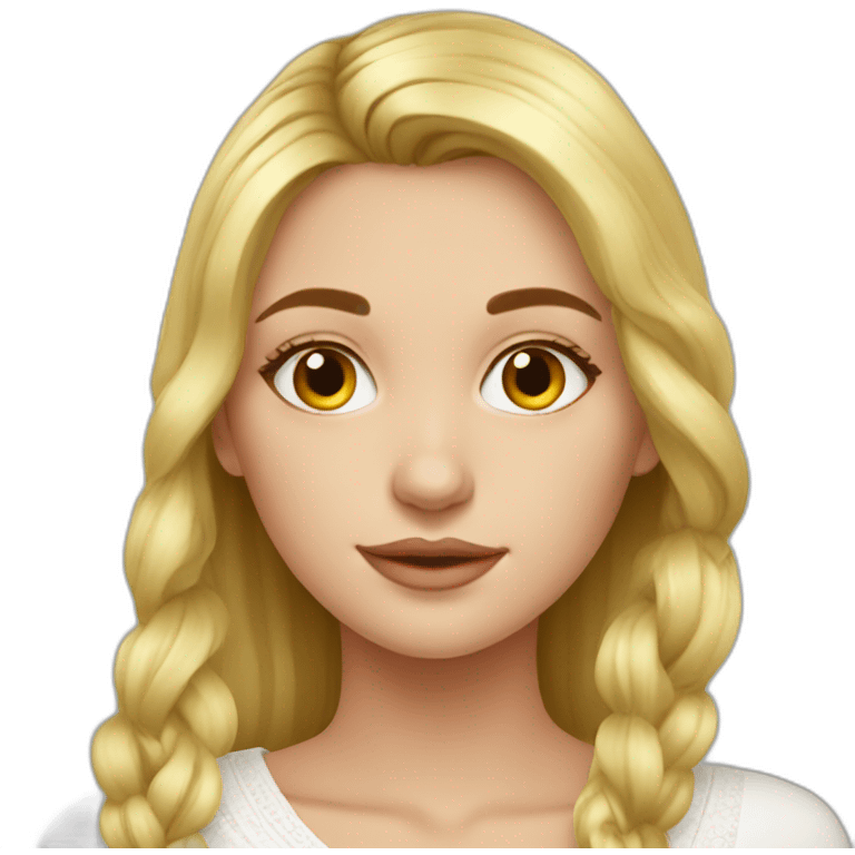 Ukrainian beautiful girl  emoji