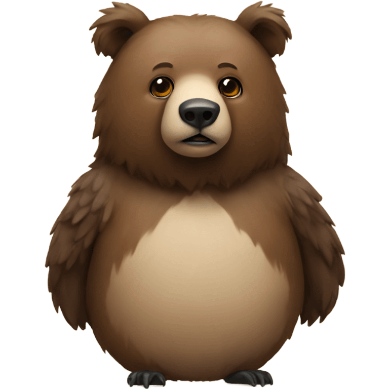 bird bear  emoji