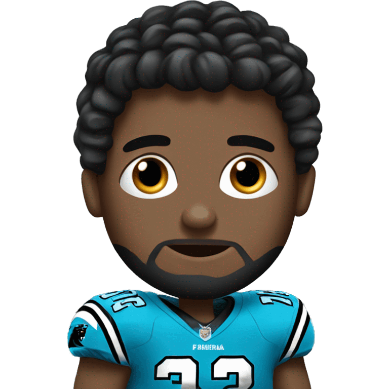 Carolina Panthers football player emoji