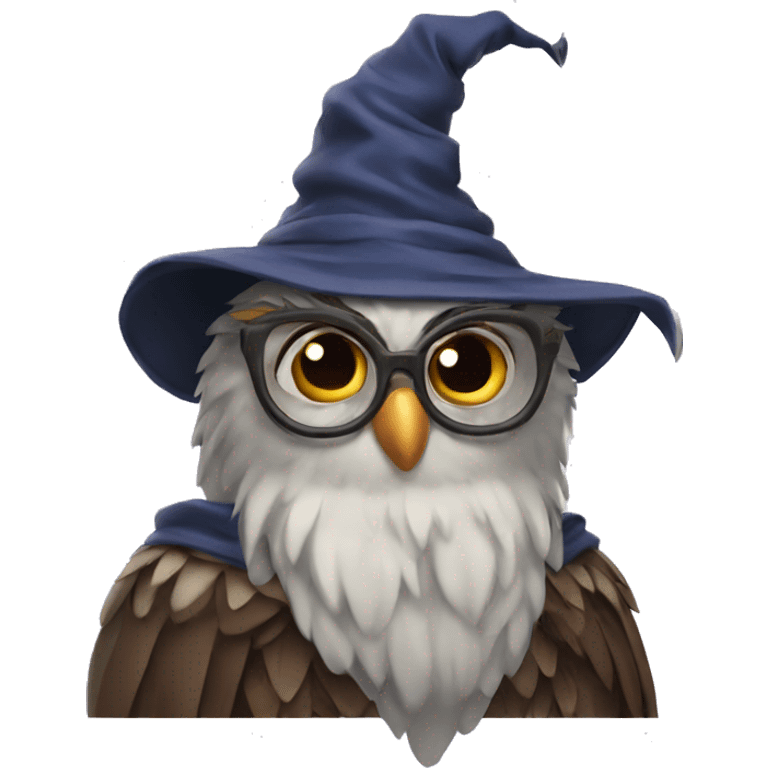 sassy owl wizard emoji