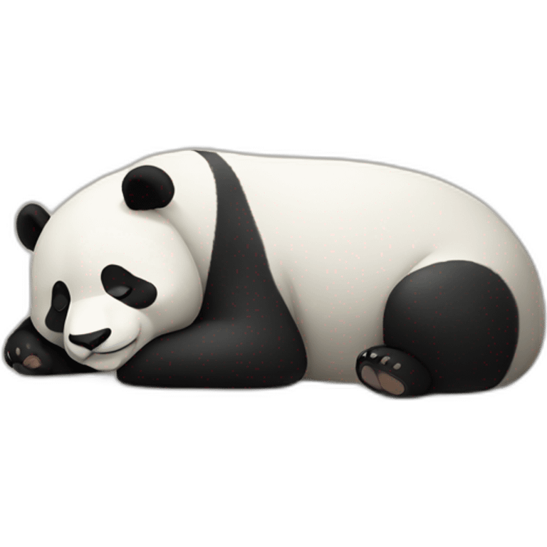 panda sleeping emoji