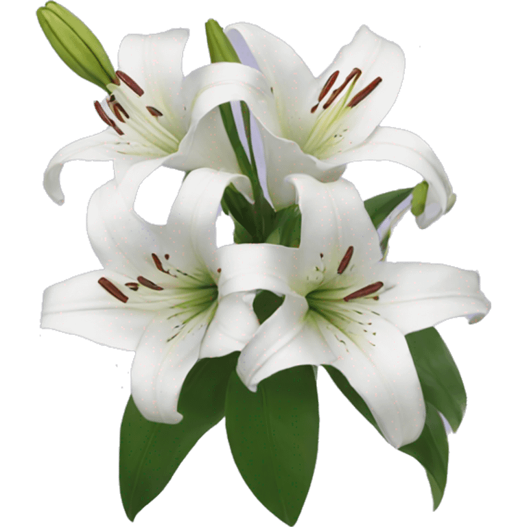 Lilies  emoji